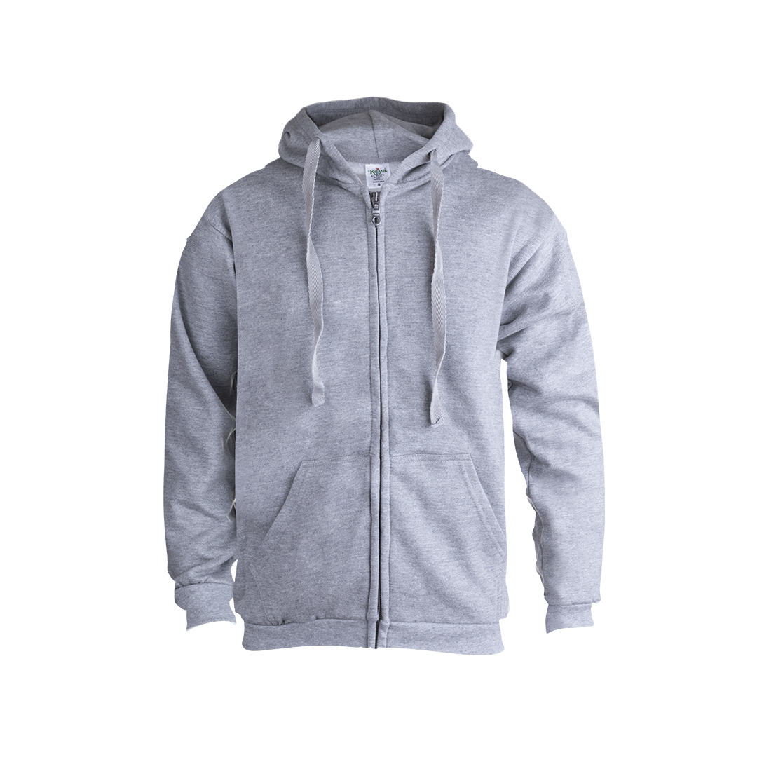 ADULT HOODED + ZIPPER SWEATSHIRT